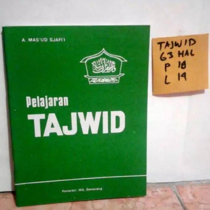 Detail Buku Tajwid Hijau Nomer 14