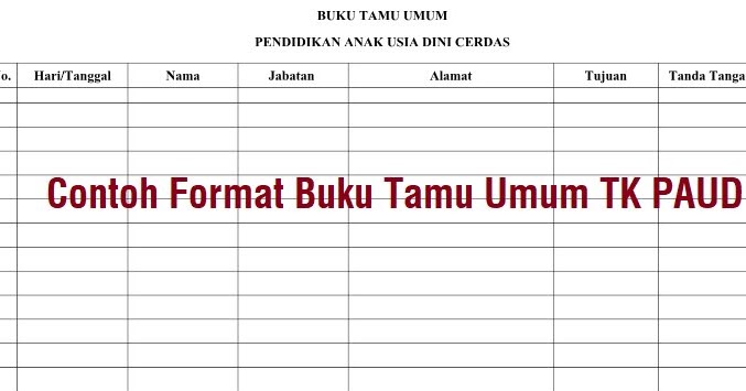 Detail Buku Tamu Umum Dan Buku Tamu Khusus Nomer 13