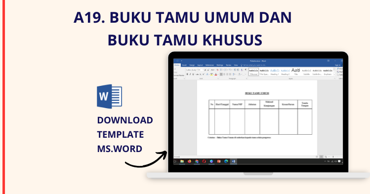 Detail Buku Tamu Umum Sekolah Nomer 48