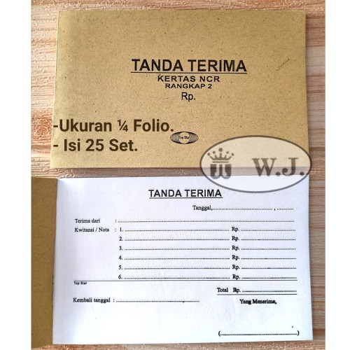 Detail Buku Tanda Terima Nomer 20