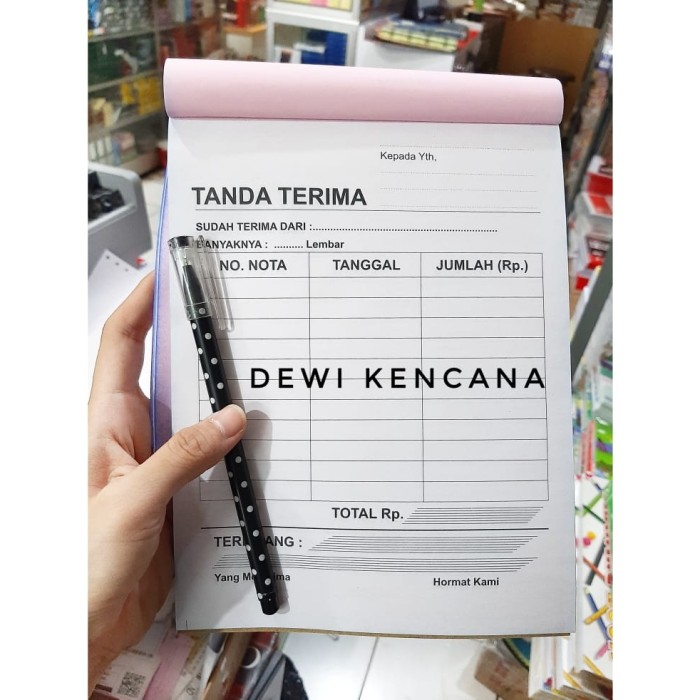 Detail Buku Tanda Terima Nomer 4