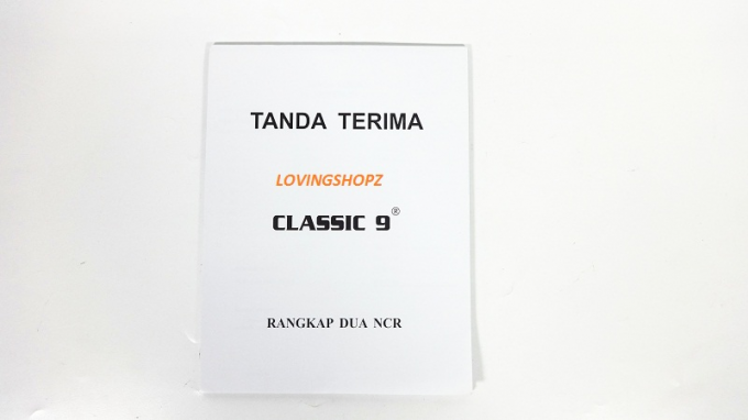 Detail Buku Tanda Terima Nomer 52