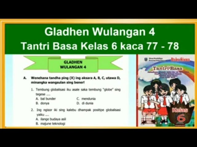 Detail Buku Tantri Basa Kelas 6 Nomer 10