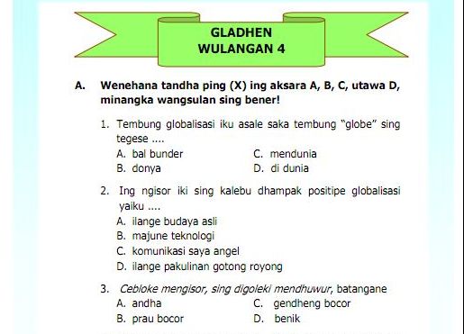 Detail Buku Tantri Basa Kelas 6 Nomer 18