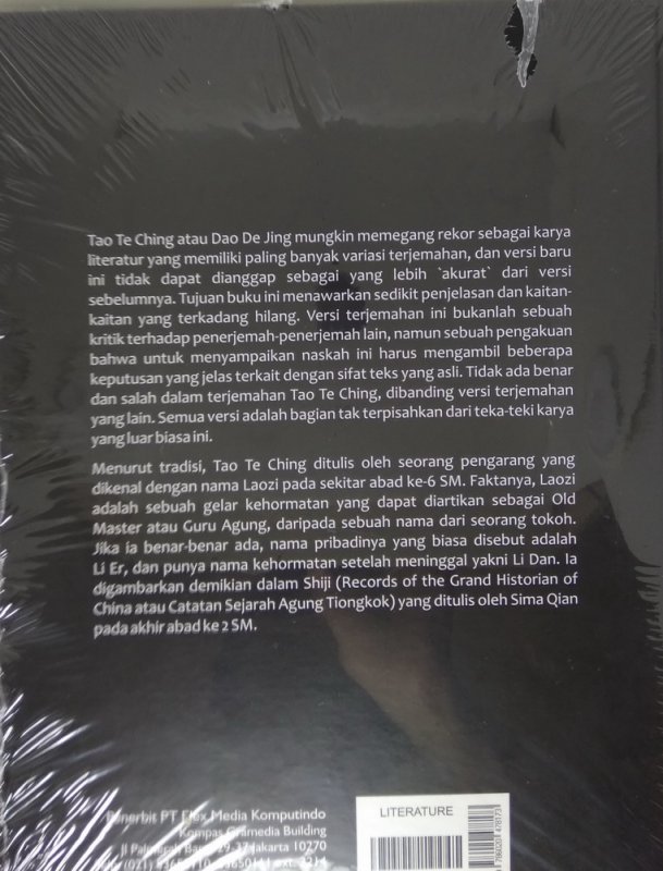 Detail Buku Tao Te Ching Nomer 39