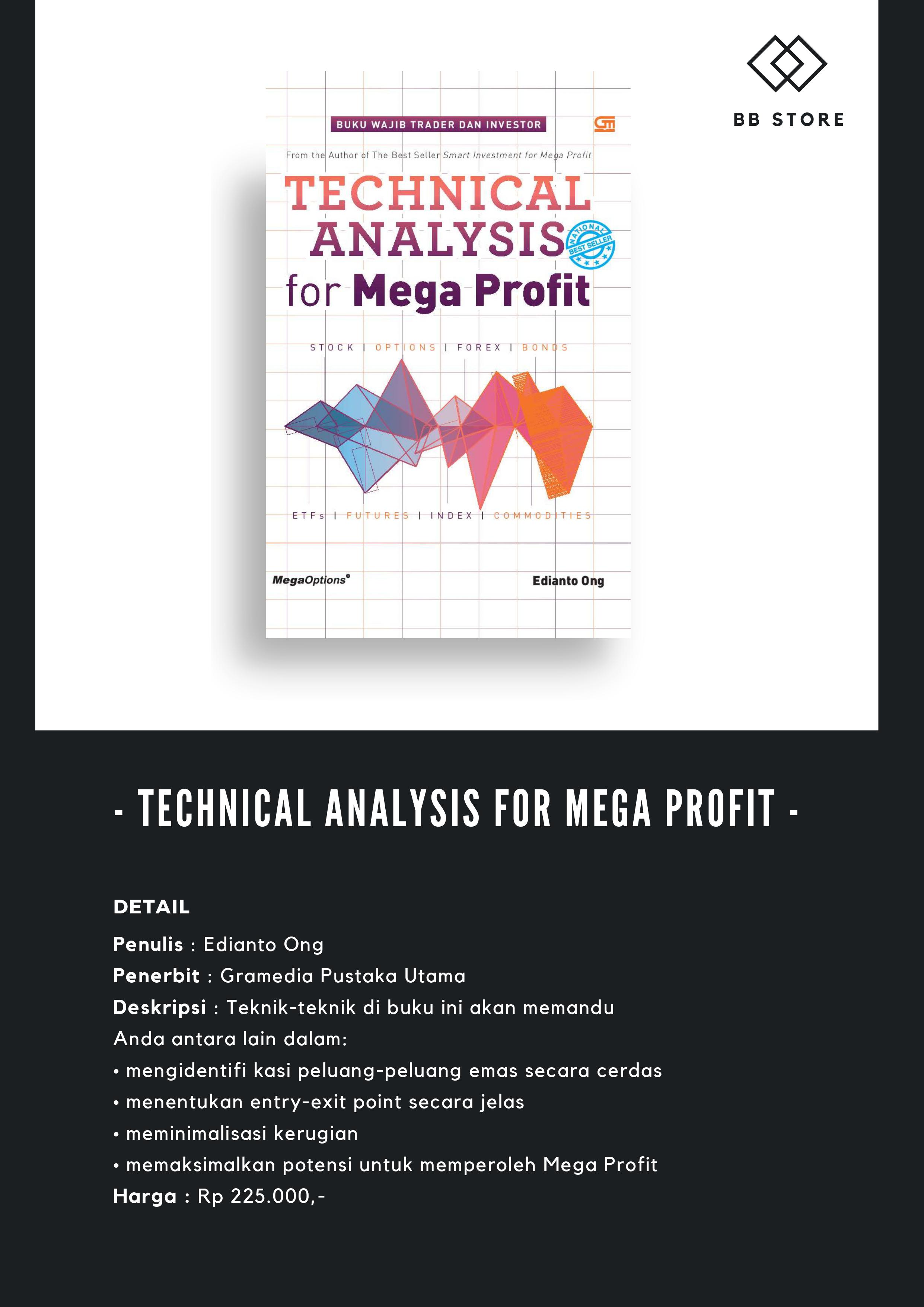 Detail Buku Technical Analysis For Mega Profit Nomer 24
