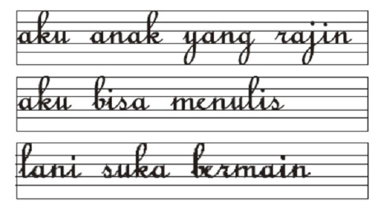 Detail Buku Tegak Sambung Nomer 16