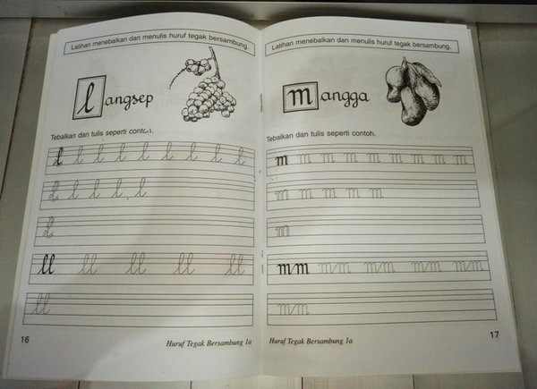 Detail Buku Tegak Sambung Nomer 34