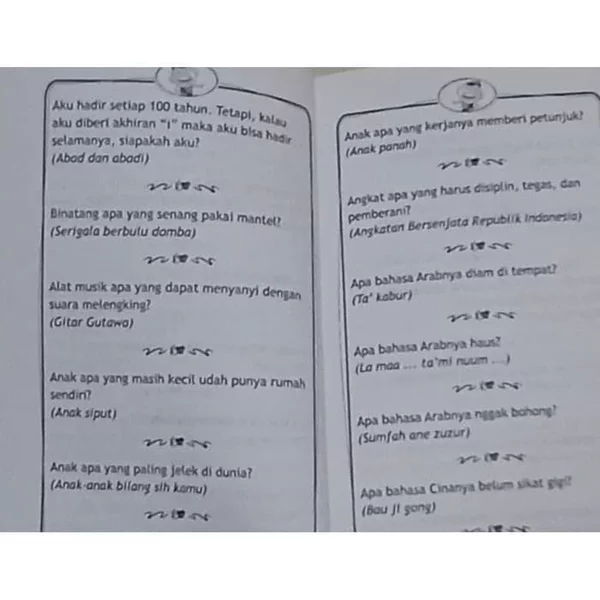 Detail Buku Teka Teki Lucu Nomer 2