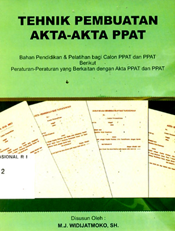 Detail Buku Teknik Pembuatan Akta Nomer 26