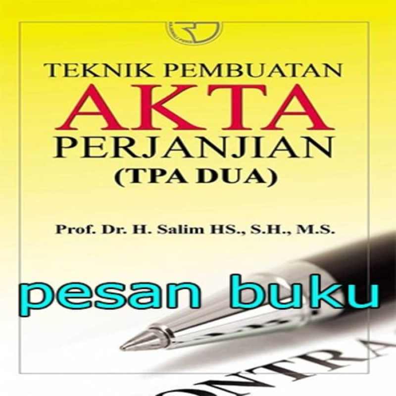 Detail Buku Teknik Pembuatan Akta Nomer 34