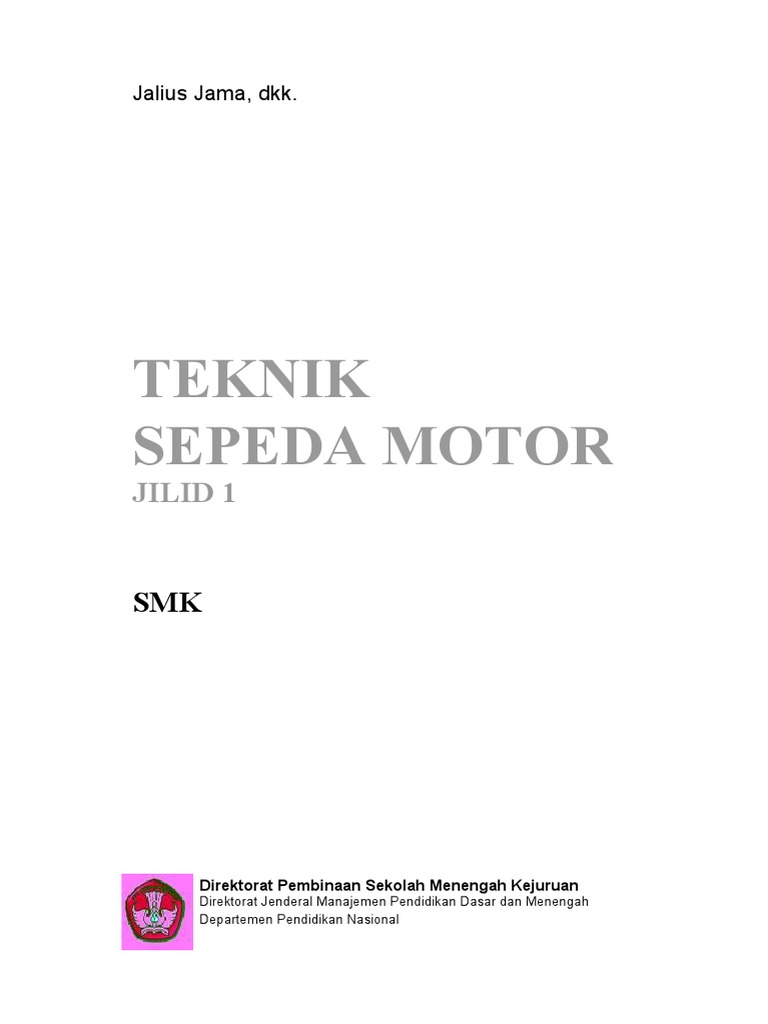 Detail Buku Teknik Sepeda Motor Jilid 2 Nomer 37