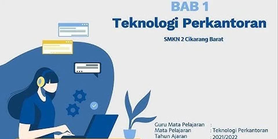 Detail Buku Teknologi Perkantoran Smk Nomer 21