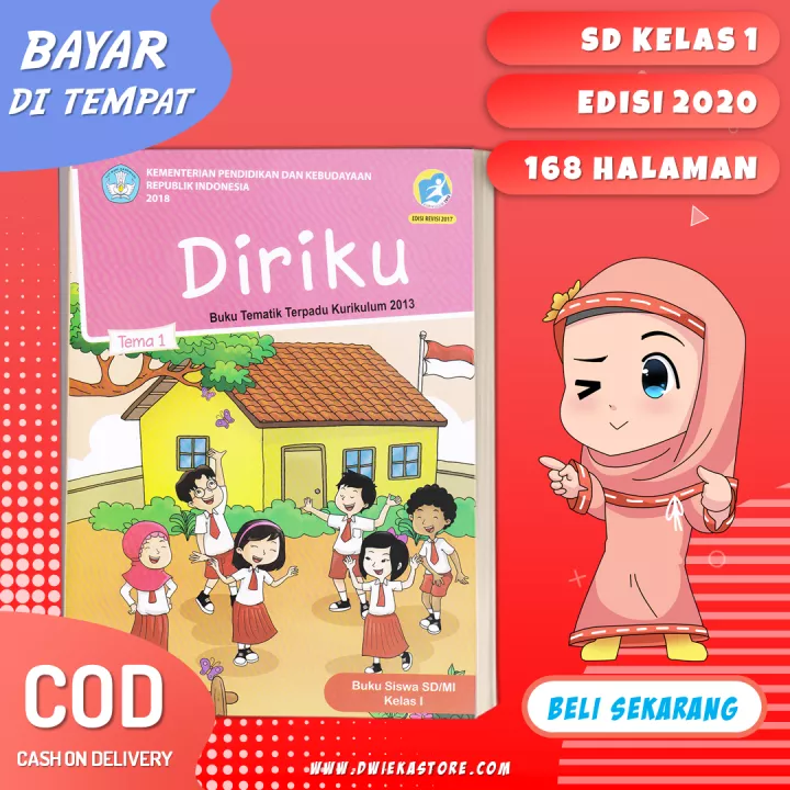 Detail Buku Tema 1 Diriku Revisi 2017 Nomer 12