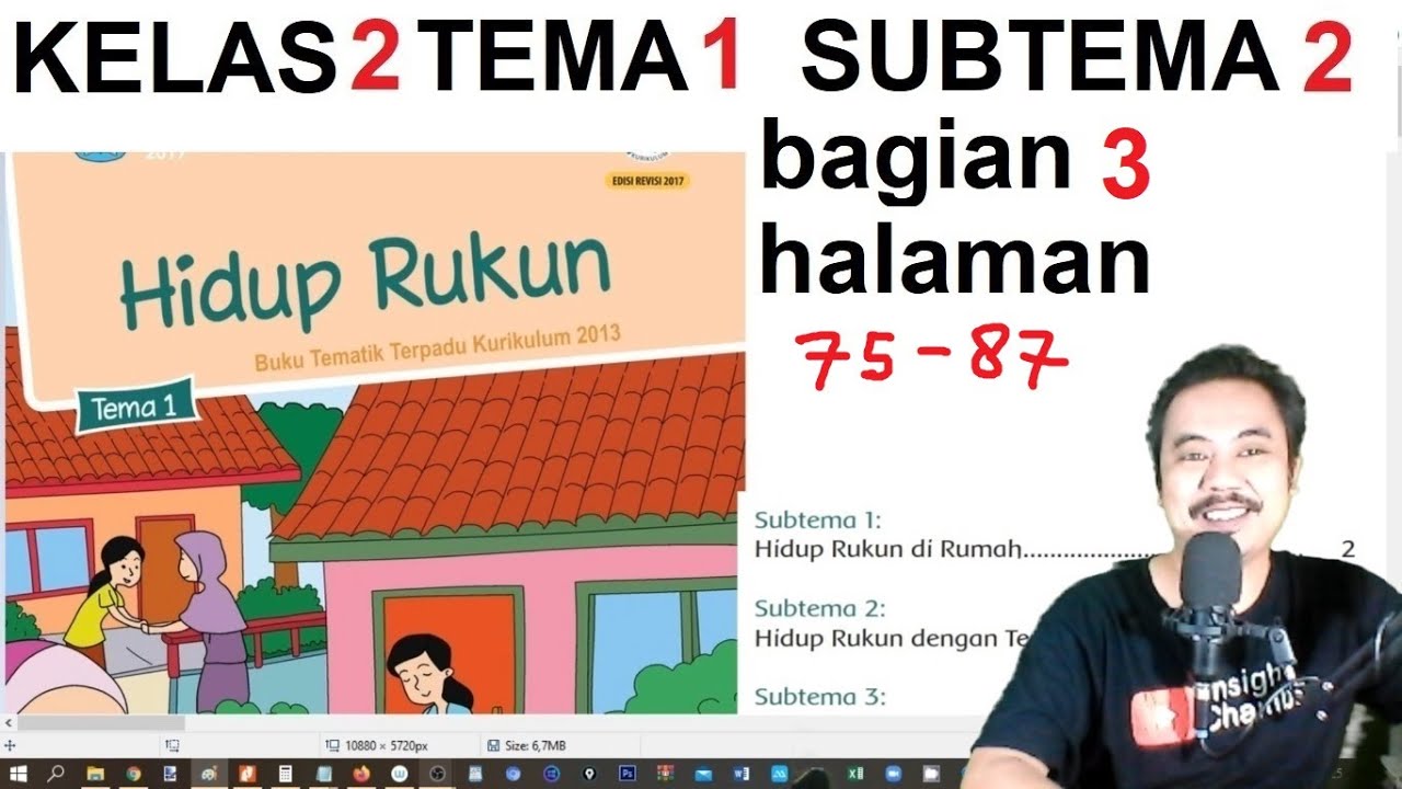 Detail Buku Tema 1 Kelas 2 Revisi 2017 Nomer 34