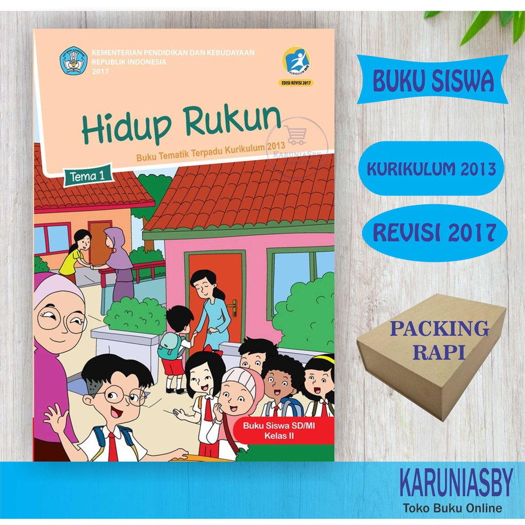 Detail Buku Tema 1 Kelas 2 Sd Kurikulum 2013 Revisi 2017 Nomer 34