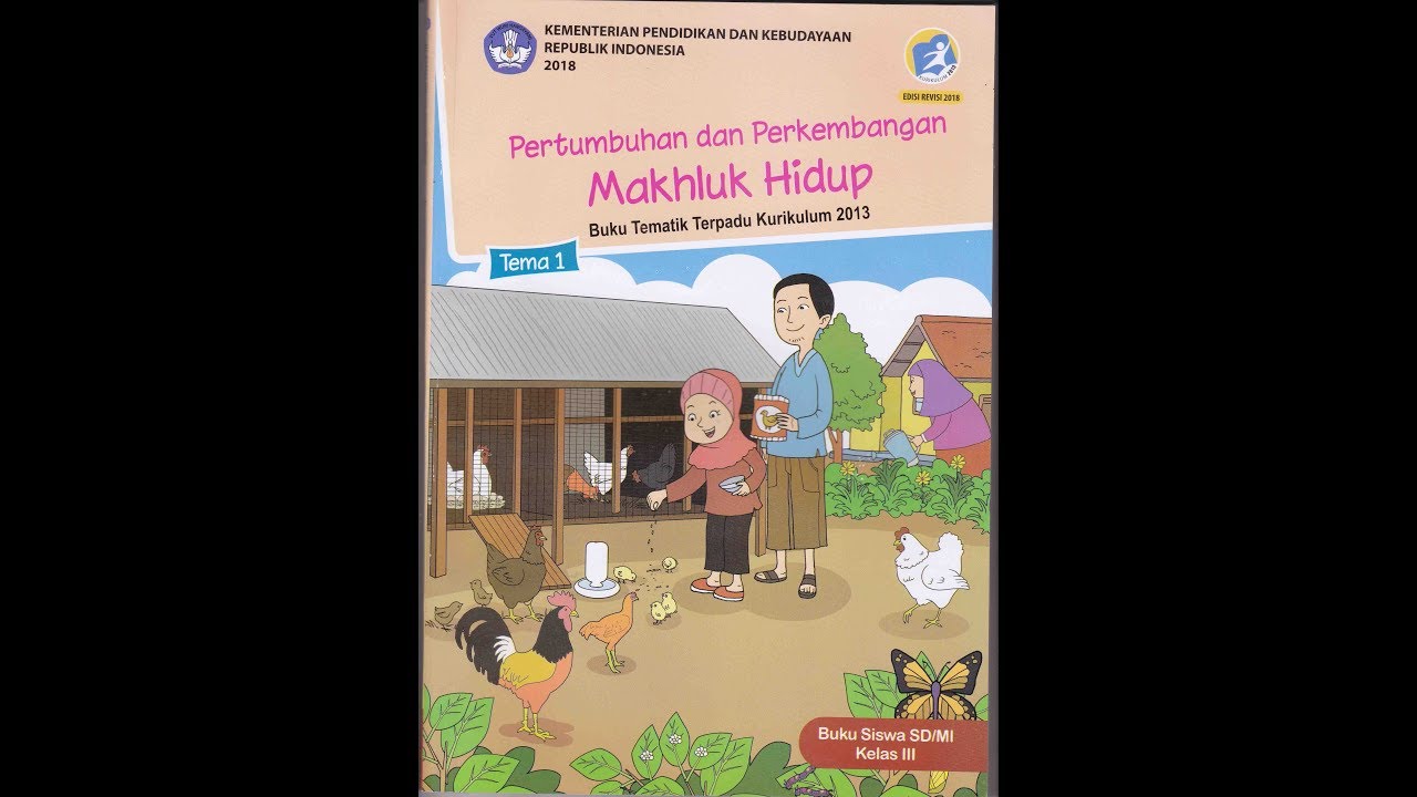 Detail Buku Tema 1 Kelas 3 Makhluk Hidup Nomer 8