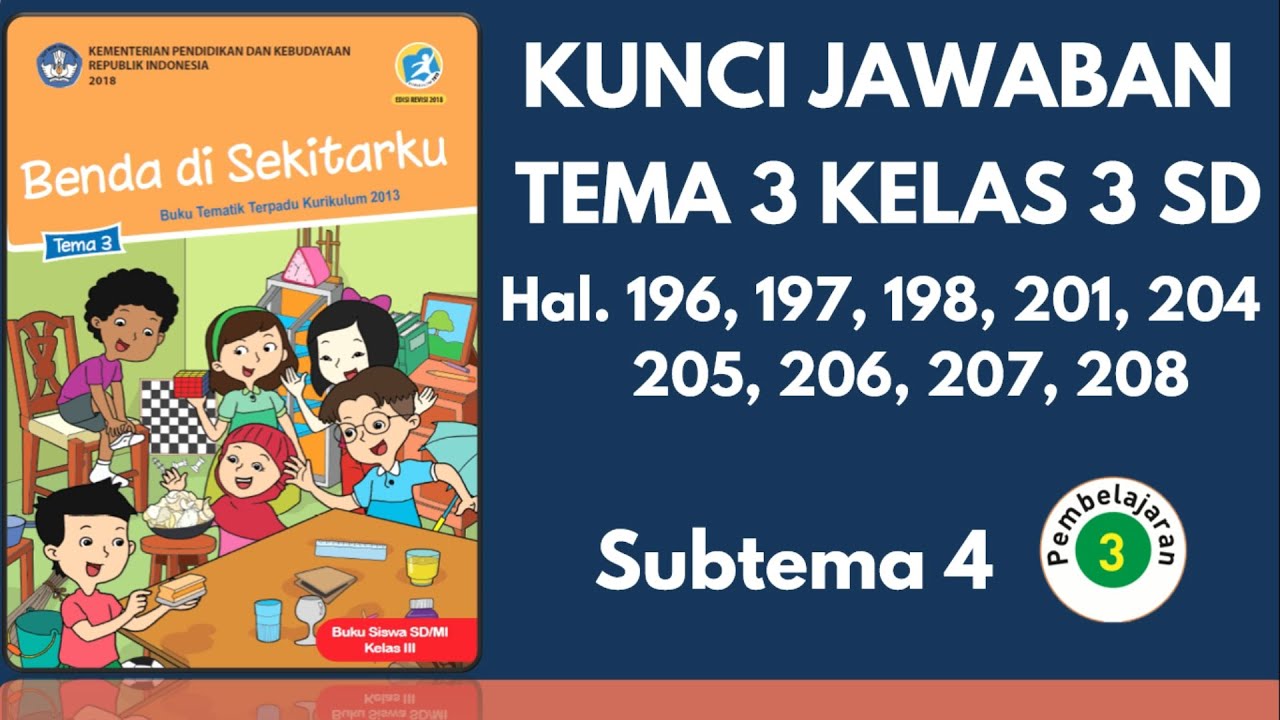 Detail Buku Tema 3 Kelas 3 Sd Kurikulum 2013 Nomer 18