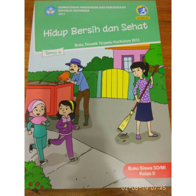 Detail Buku Tema 4 Kelas 2 Hidup Bersih Dan Sehat Nomer 3