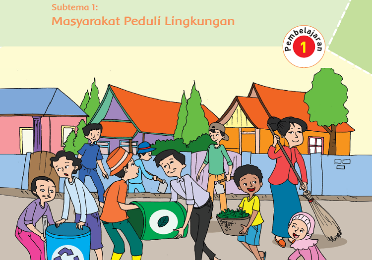 Detail Buku Tema 4 Kelas 3 Peduli Lingkungan Sosial Nomer 49