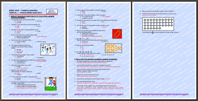 Detail Buku Tema 5 Kelas 1 Semester 2 Nomer 40