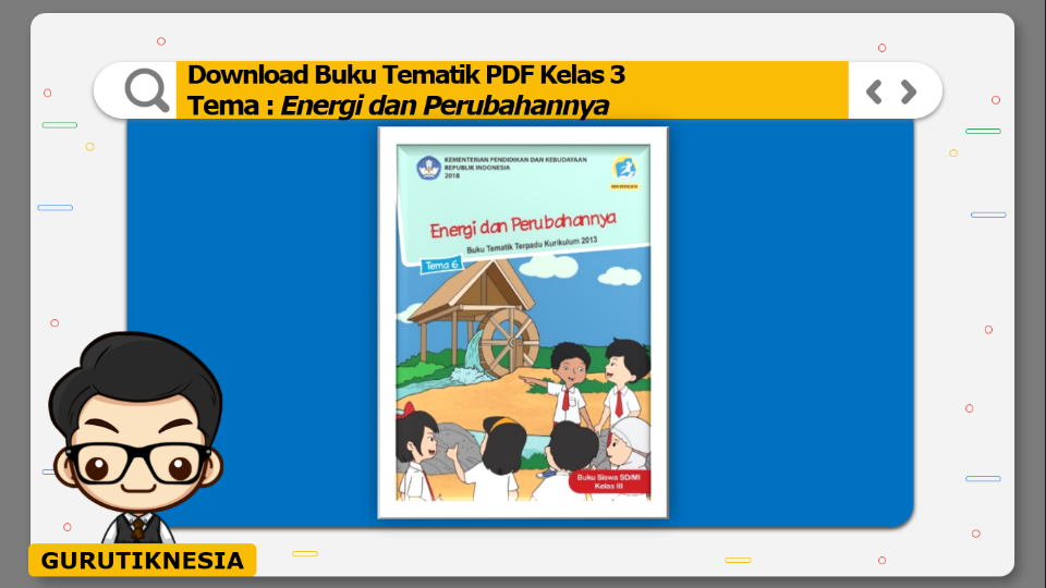 Detail Buku Tema 6 Kelas 3 Energi Dan Perubahannya Nomer 16