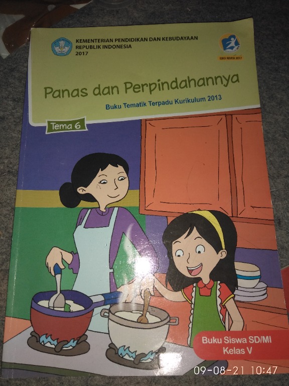 Detail Buku Tema 6 Kelas 5 Panas Dan Perpindahannya Nomer 48