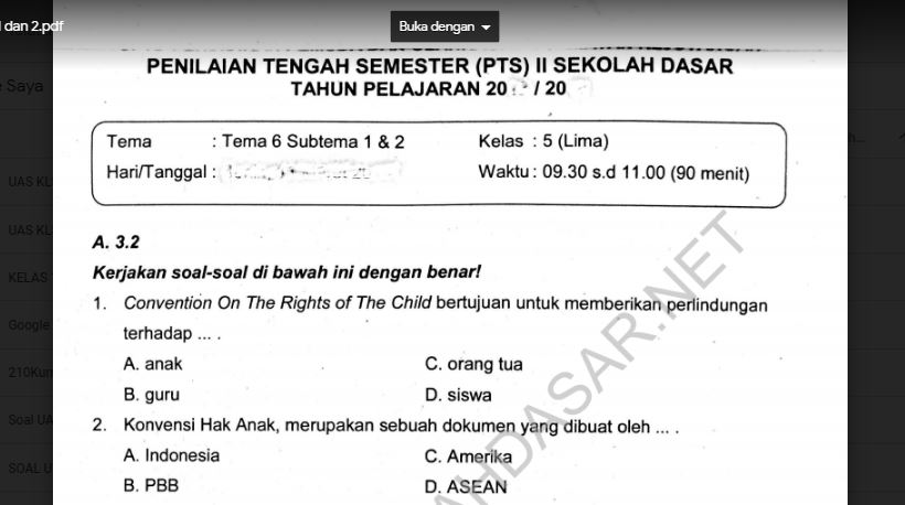 Detail Buku Tema 6 Kelas 5 Semester 2 Nomer 18