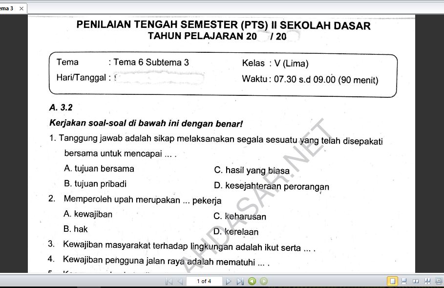 Detail Buku Tema 6 Kelas 5 Semester 2 Nomer 30