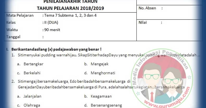 Detail Buku Tema 7 Kelas 2 Semester 2 Nomer 43