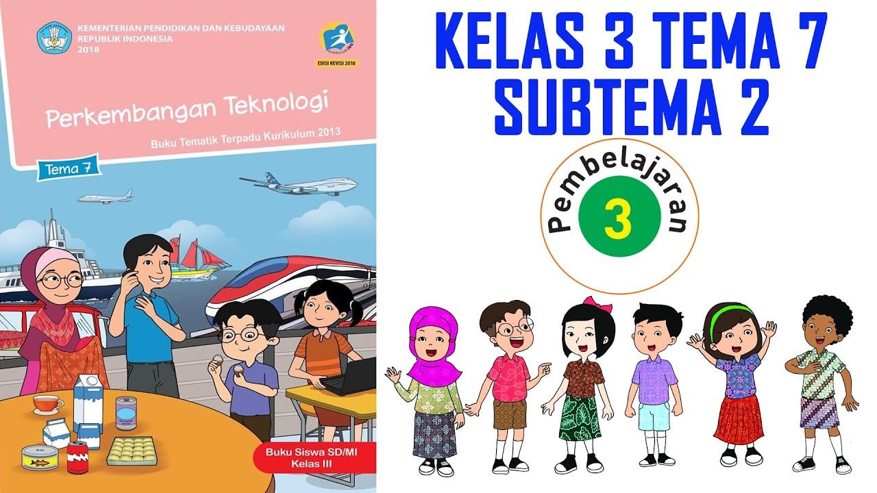 Detail Buku Tema 7 Kelas 3 Perkembangan Teknologi Nomer 41