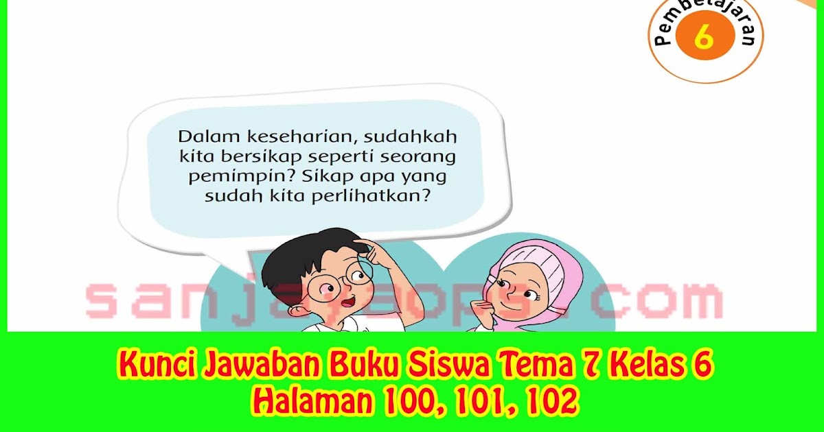 Detail Buku Tema 7 Kelas 6 Kepemimpinan Nomer 26