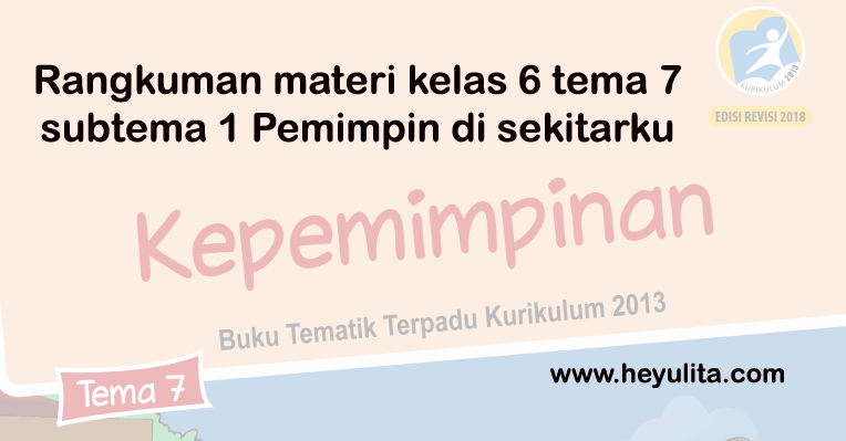 Detail Buku Tema 7 Kelas 6 Kepemimpinan Nomer 56