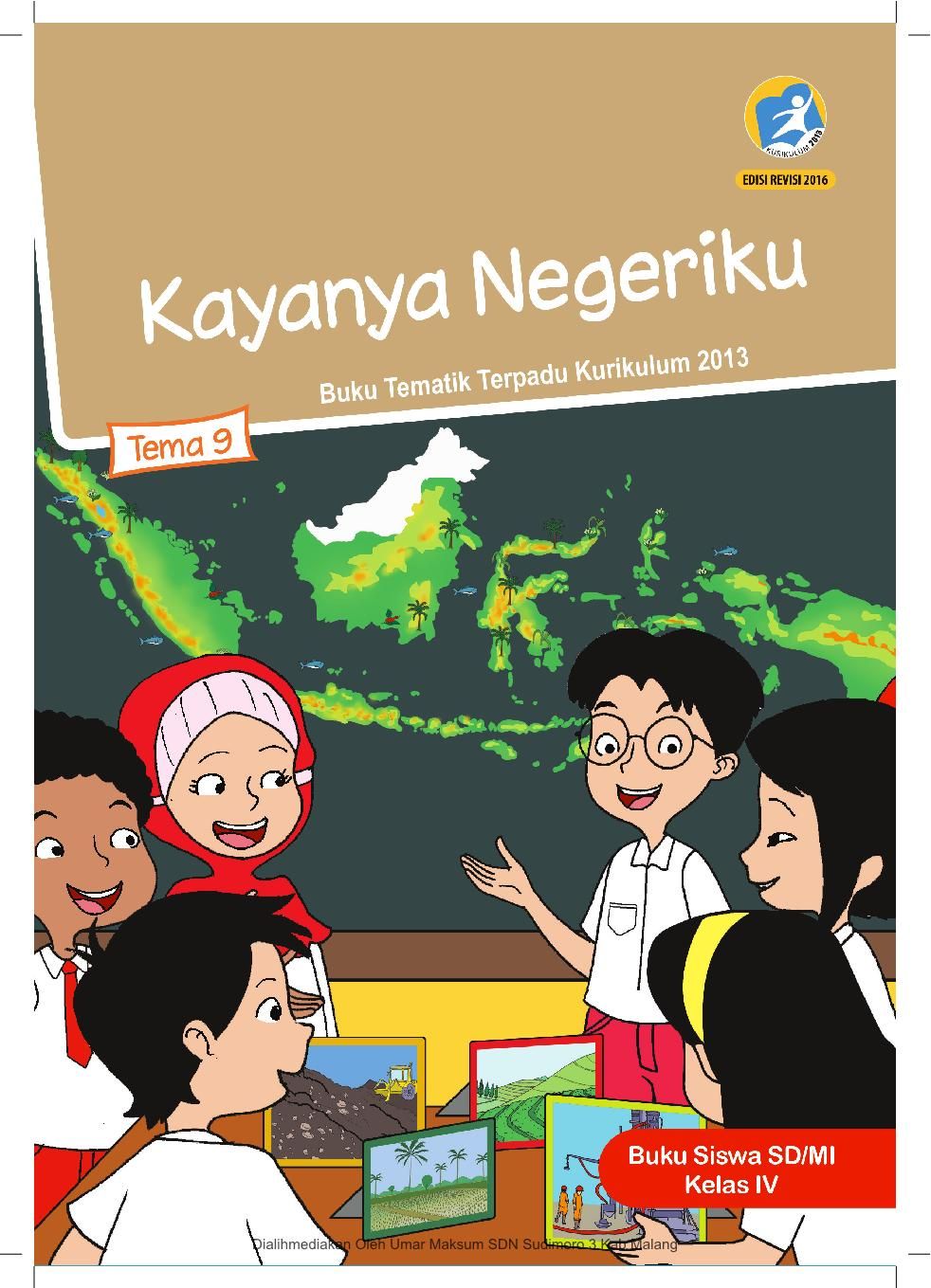 Buku Tema 9 Kelas 4 Sd - KibrisPDR