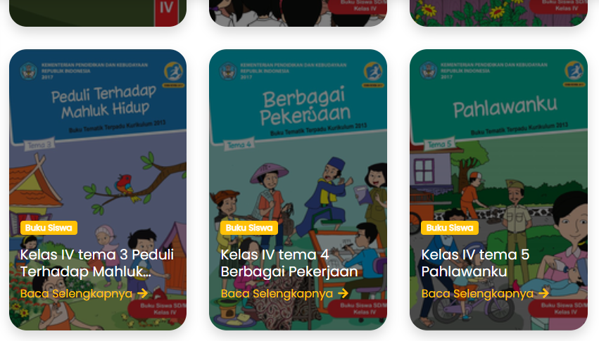 Detail Buku Tema Kelas 4 Sd Nomer 36