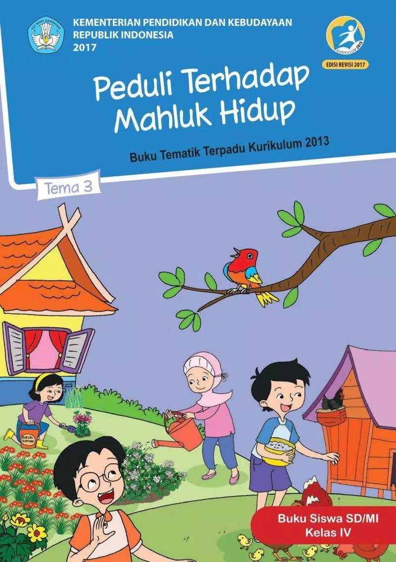 Detail Buku Tema Kelas 4 Sd Revisi 2017 Nomer 23