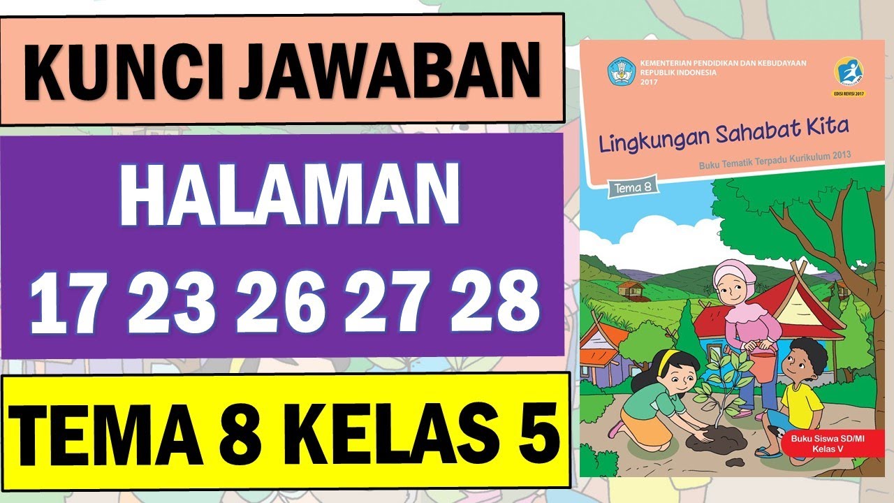 Detail Buku Tema Kelas 5 Tema 8 Nomer 18