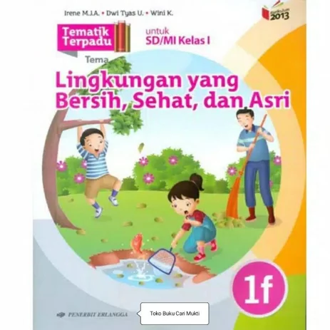 Detail Buku Tematik Erlangga Kelas 1 Nomer 13