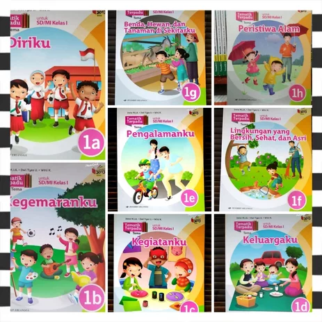 Detail Buku Tematik Erlangga Kelas 1 Nomer 25