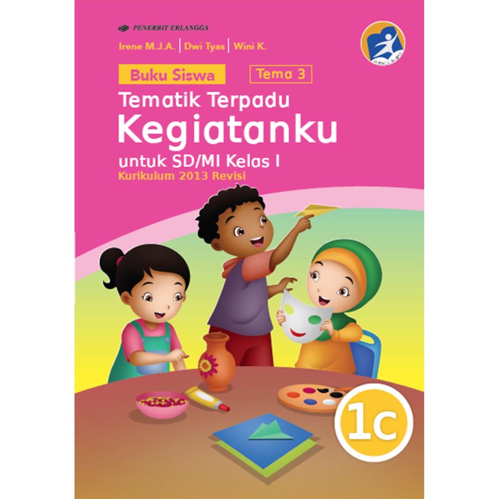 Detail Buku Tematik Kelas 1 Erlangga Nomer 12