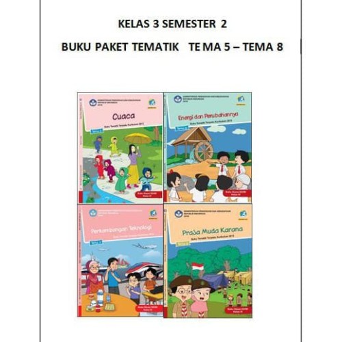 Detail Buku Tematik Kelas 1 Revisi 2018 Nomer 22