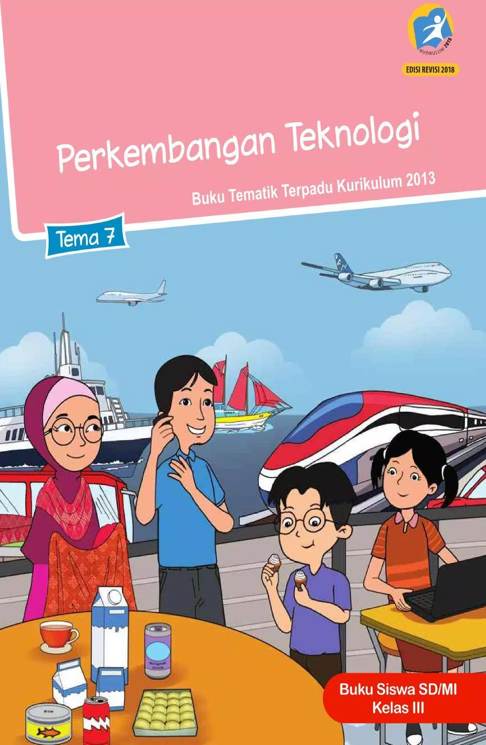 Detail Buku Tematik Kelas 1 Revisi 2018 Nomer 51