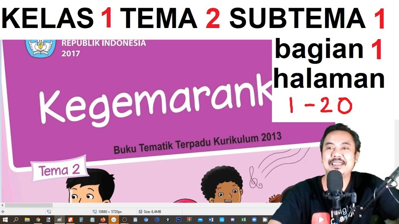 Detail Buku Tematik Kelas 1 Tema 2 Nomer 21