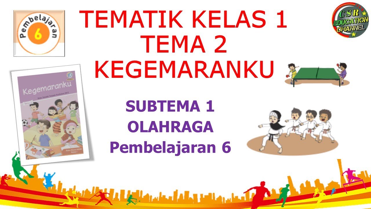 Detail Buku Tematik Kelas 1 Tema 2 Nomer 51