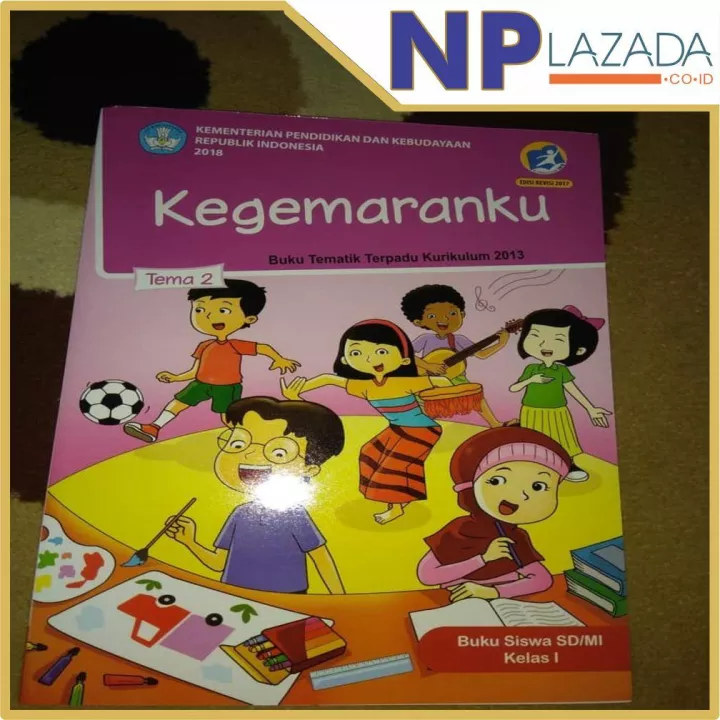 Detail Buku Tematik Kelas 1 Tema 2 Revisi 2017 Nomer 41