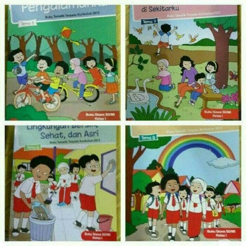 Detail Buku Tematik Kelas 1 Tema 5 Nomer 16