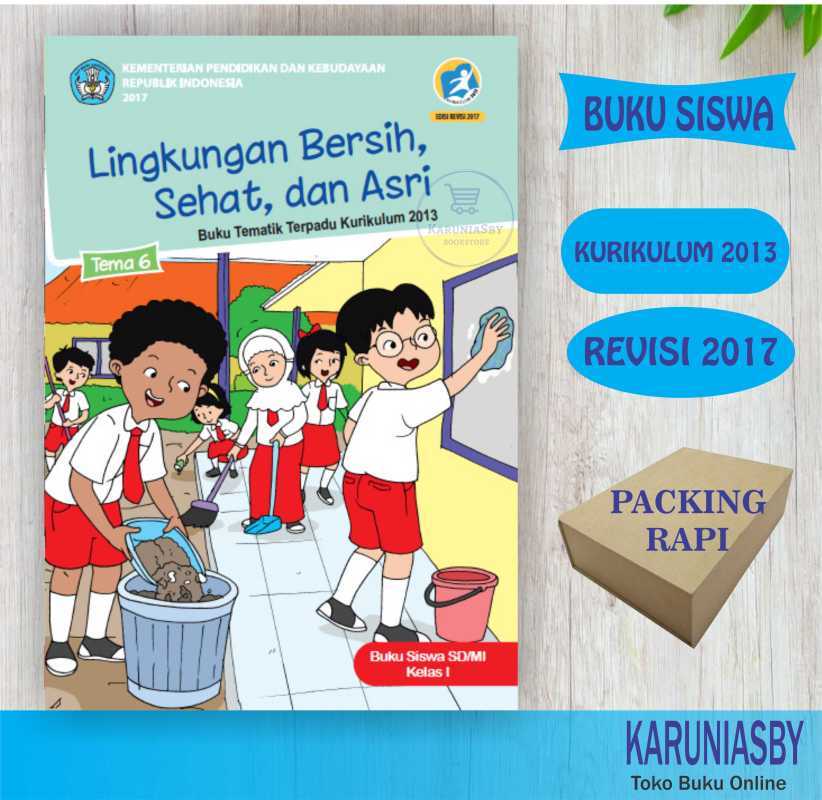 Detail Buku Tematik Kelas 1 Tema 6 Nomer 53