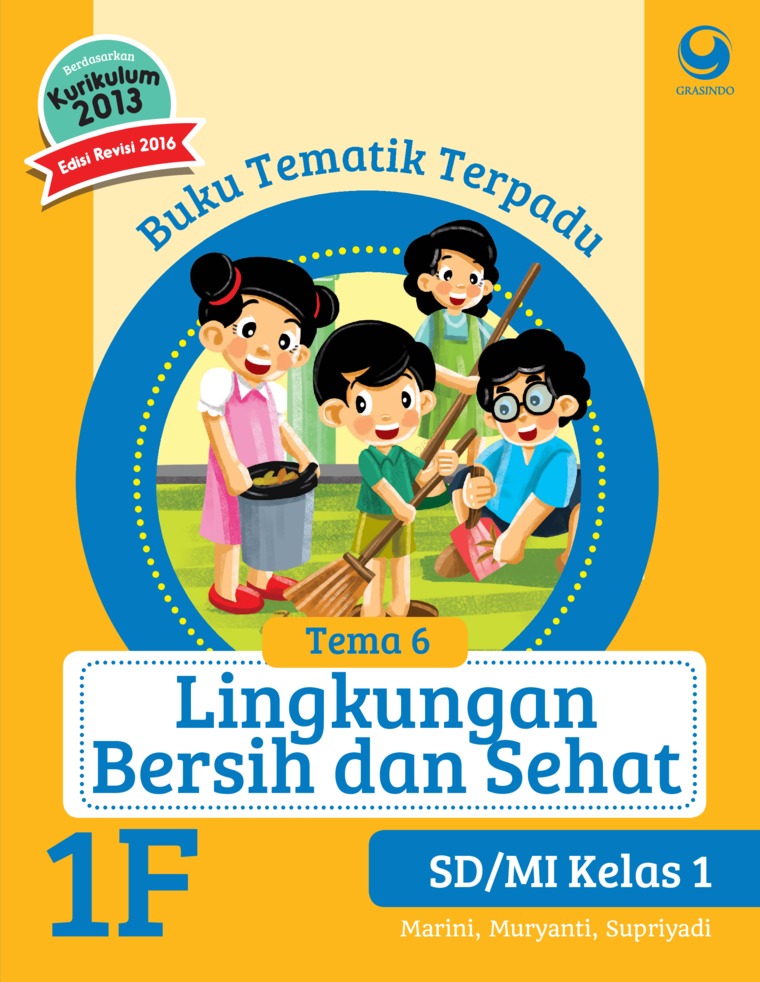 Detail Buku Tematik Kelas 1 Tema 6 Revisi 2016 Nomer 34