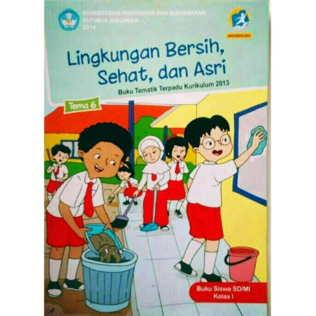 Detail Buku Tematik Kelas 1 Tema 6 Revisi 2016 Nomer 5