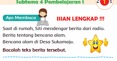 Detail Buku Tematik Kelas 1 Tema 8 Nomer 41